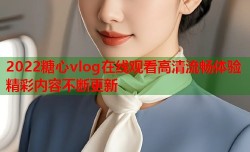 2022糖心vlog在线观看高清流畅体验精彩内容不断更新