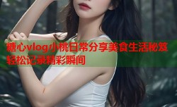 糖心vlog小桃日常分享美食生活秘笈轻松记录精彩瞬间