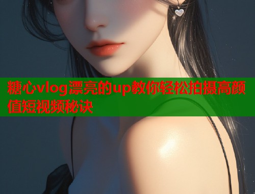 糖心vlog漂亮的up教你轻松拍摄高颜值短视频秘诀  第1张