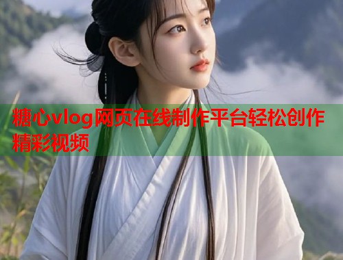 糖心vlog网页在线制作平台轻松创作精彩视频  第1张