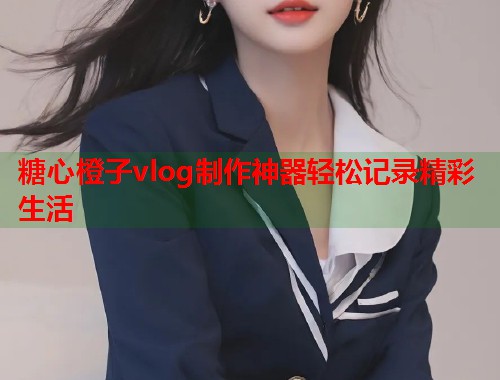 糖心橙子vlog制作神器轻松记录精彩生活  第1张