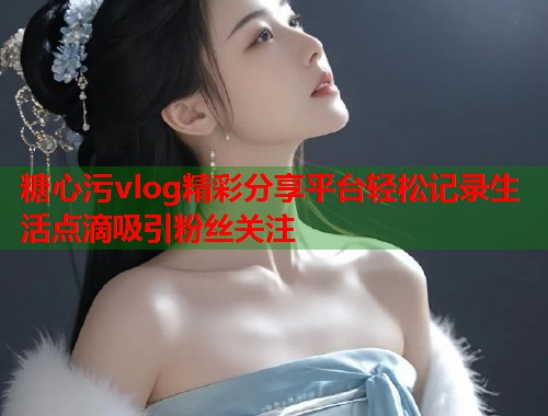 糖心污vlog精彩分享平台轻松记录生活点滴吸引粉丝关注  第1张