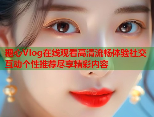 糖心Vlog在线观看高清流畅体验社交互动个性推荐尽享精彩内容  第1张