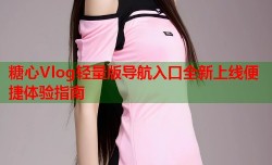 糖心Vlog轻量版导航入口全新上线便捷体验指南