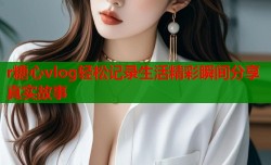 r糖心vlog轻松记录生活精彩瞬间分享真实故事