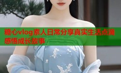 糖心vlog素人日常分享真实生活点滴感悟成长故事