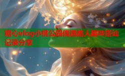 糖心vlog小桃公园偶遇路人趣味搭讪记录分享