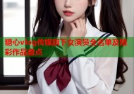 糖心vlog传媒旗下女演员全名单及精彩作品盘点
