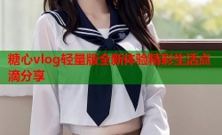 糖心vlog轻量版全新体验精彩生活点滴分享