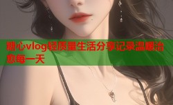 糖心vlog轻质量生活分享记录温暖治愈每一天