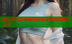 糖心Vlog红色超短风格日常精彩瞬间分享
