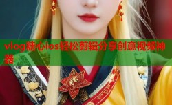 vlog糖心ios轻松剪辑分享创意视频神器