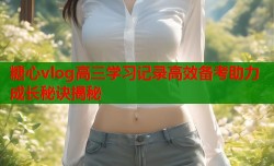 糖心vlog高三学习记录高效备考助力成长秘诀揭秘