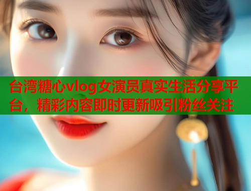 台湾糖心vlog女演员真实生活分享平台，精彩内容即时更新吸引粉丝关注  第1张