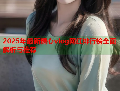 2025年最新糖心vlog网红排行榜全面解析与推荐  第1张