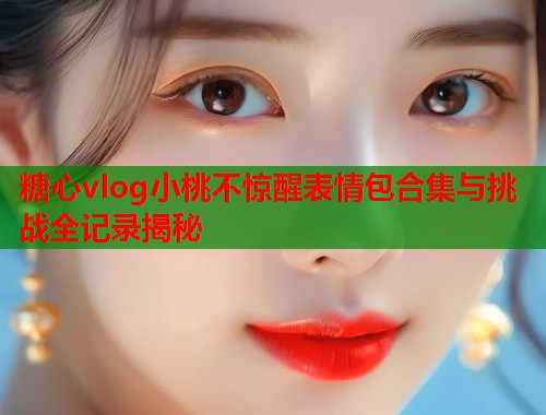糖心vlog小桃不惊醒表情包合集与挑战全记录揭秘  第1张