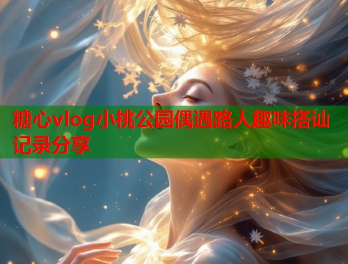 糖心vlog小桃公园偶遇路人趣味搭讪记录分享  第1张
