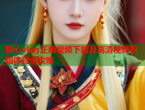 糖心vlog正版视频下载及高清视频剪辑体验全攻略  第1张