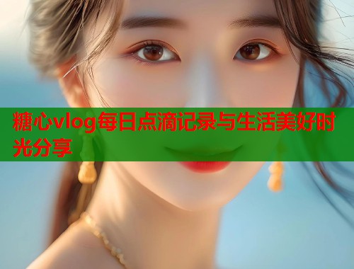 糖心vlog每日点滴记录与生活美好时光分享  第1张