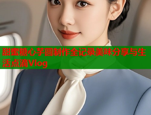 甜蜜糖心芋圆制作全记录美味分享与生活点滴Vlog  第1张